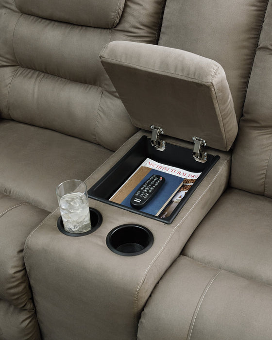 McCade Reclining Loveseat with Console