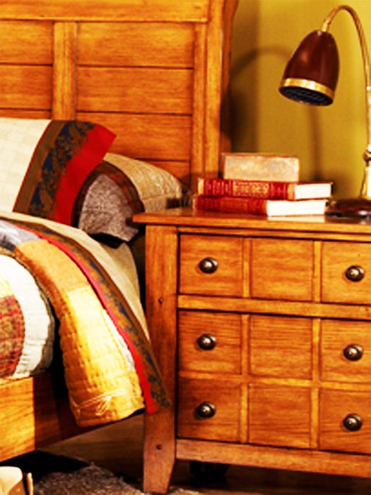 Liberty Furniture Grandpa's Cabin Nightstand in Age Oak
