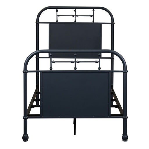 Liberty Furniture Vintage Series Twin Metal Bed in Navy image