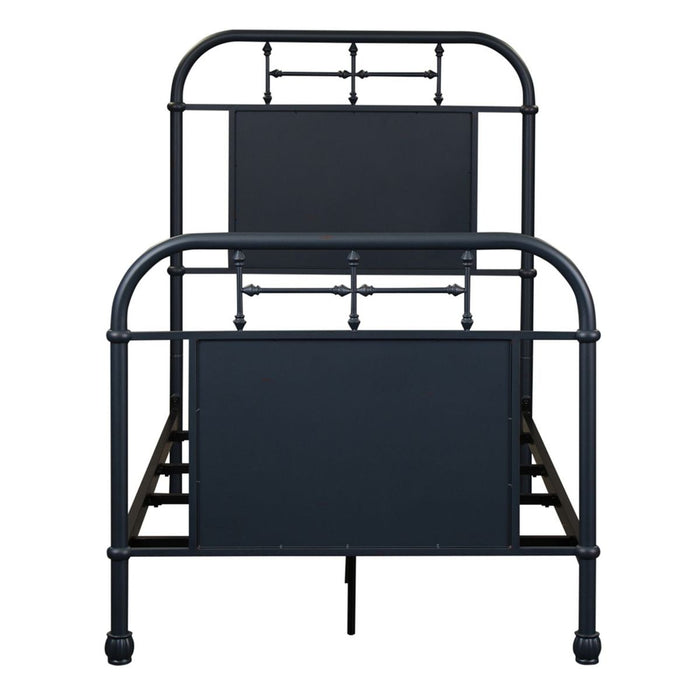 Liberty Furniture Vintage Series Twin Metal Bed in Navy image