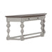 Liberty Furniture River Place Accent Console Table in Riverstone White & Tobacco EST SHIP TIME APPX 4 WEEKS image