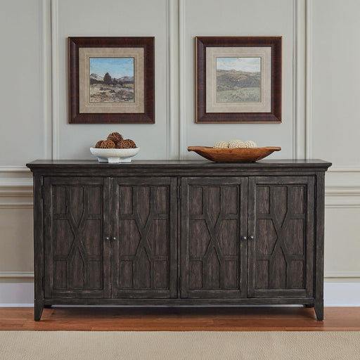 Liberty Furniture Paradise Valley Hall Buffet in Saddle Brown image
