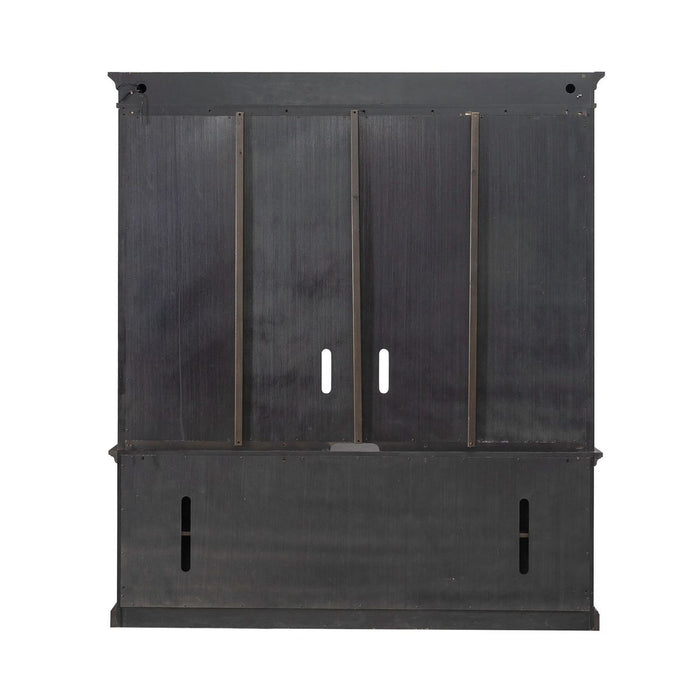 Liberty Furniture Paradise Valley Entertainment Center in Saddle Brown