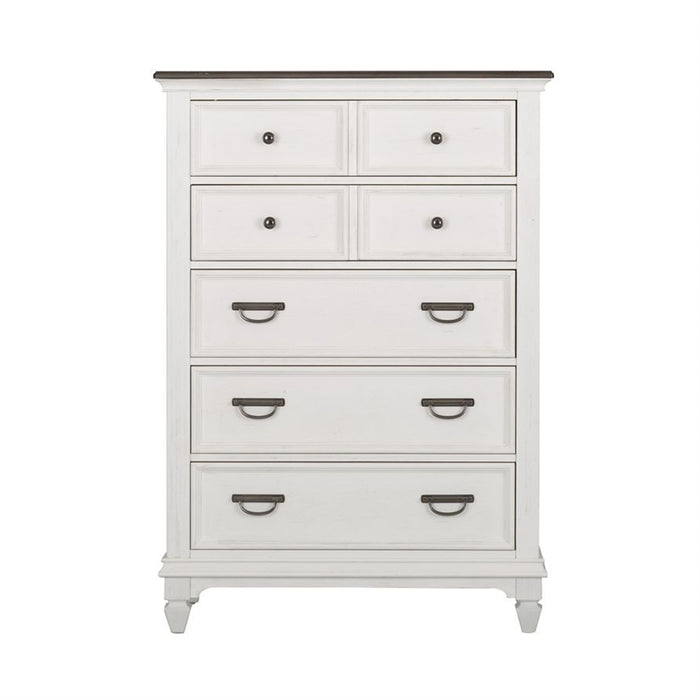Liberty Furniture Allyson Park Drawer Chest in Wirebrushed White image