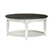 Allyson Park Round Cocktail Table in White image