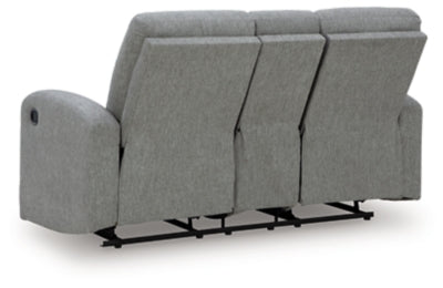 Gauntlet Reclining Loveseat with Console
