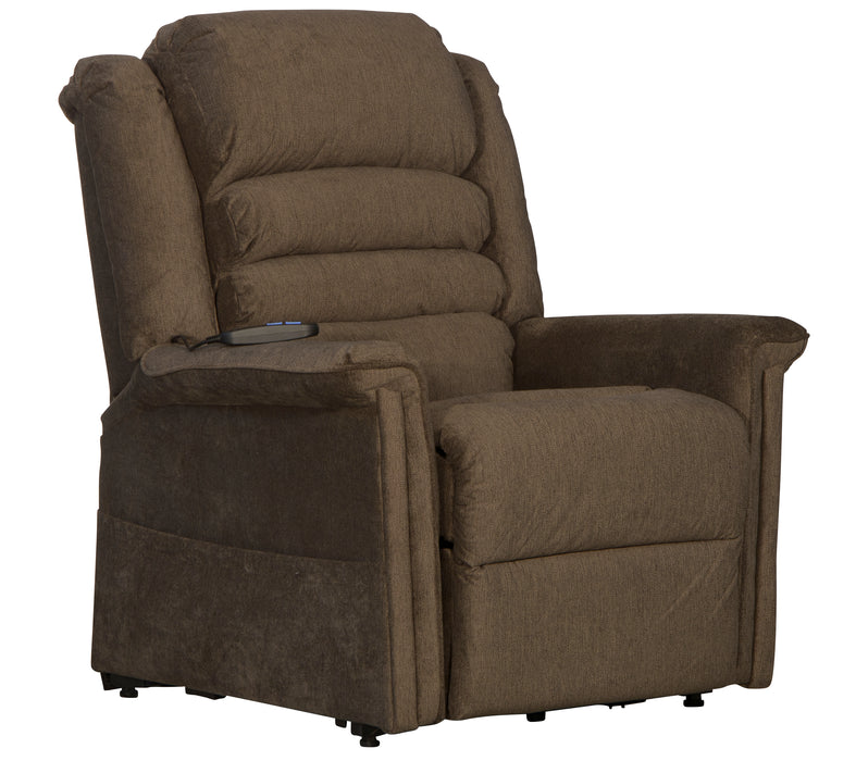 Invincible Pow'r Lift Full Lay-Out Chaise Recliner