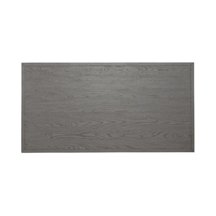 Liberty Furniture Palmetto Heights Rectangular Cocktail Table in Shell White & Driftwood