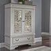 Liberty Furniture Abbey Park Mirrored Door Chest in Antique White image