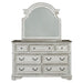Magnolia Manor King California Panel Bed, Dresser & Mirror image