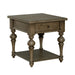 Liberty Furniture Americana Farmhouse End Table in Dusty Taupe image