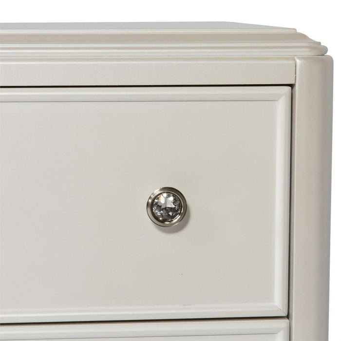 Liberty Furniture Stardust 6 Drawer Dresser in Iridescent White