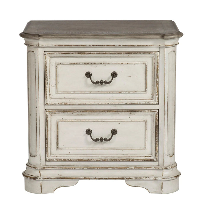 Magnolia Manor Panel Bed, Dresser & Mirror, Night Stand image