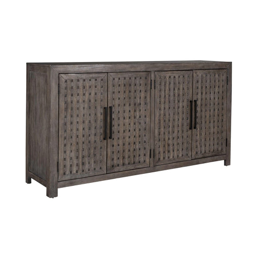 Liberty Furniture Winslow Accent Buffet in Smokey Ash EST SHIP TIME APPX 4 WEEKS image