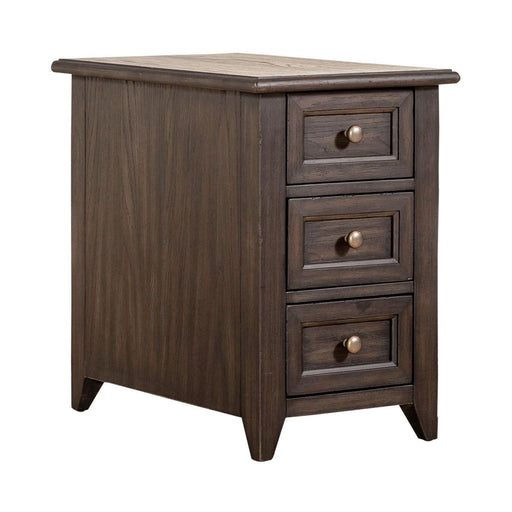 Liberty Furniture Mill Creek Chair Side Table in Peppercorn image