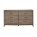 Avalon 6 Drawer Dresser in Burnished Beige image