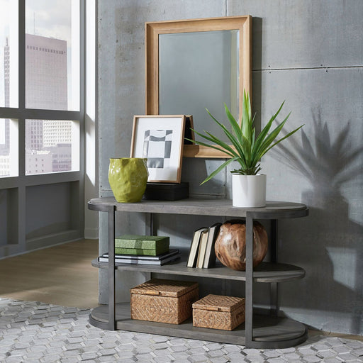 Liberty Furniture Modern View Sofa Table in Gray image
