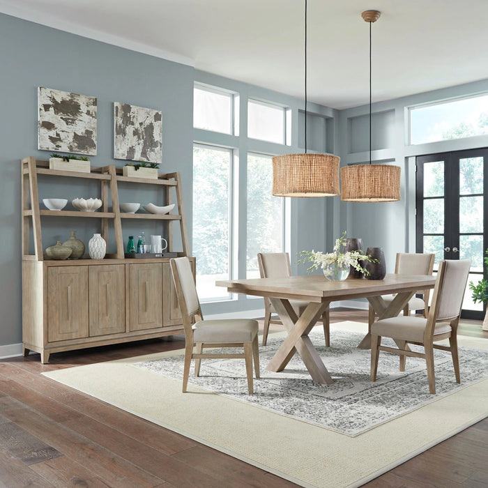 Brentwood 5 Piece Double Pedestal Table Set image