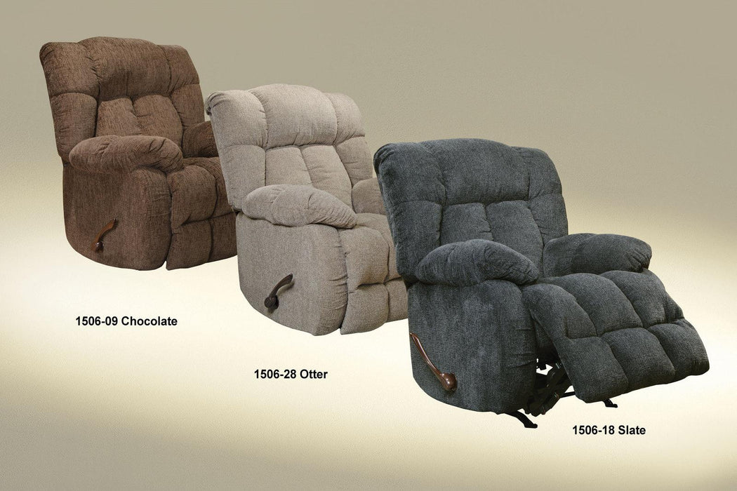 Catnapper Brody Rocker Recliner in Chocolate 4774-2