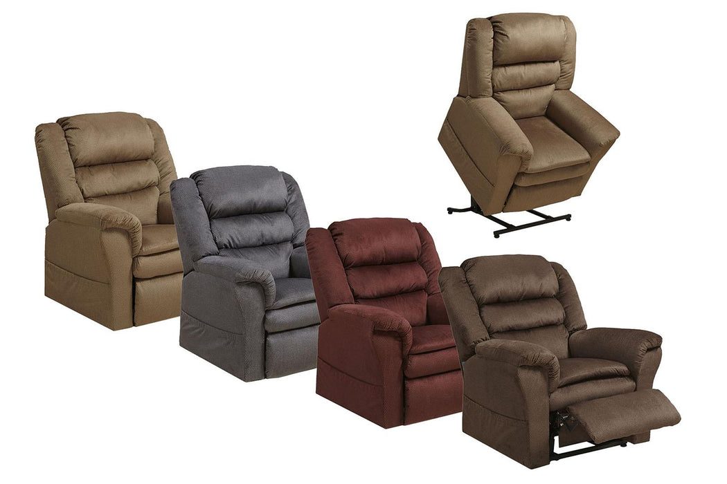 Catnapper Preston Power Lift Recliner in Coffee