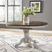 Carolina Crossing Oval Pedestal Table Base- White image