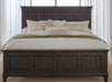 Liberty Furniture Allyson Park Queen Panel Bed in Wirebrushed Black Forest image