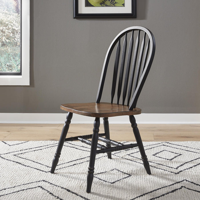 Carolina Crossing Windsor Side Chair- Black image