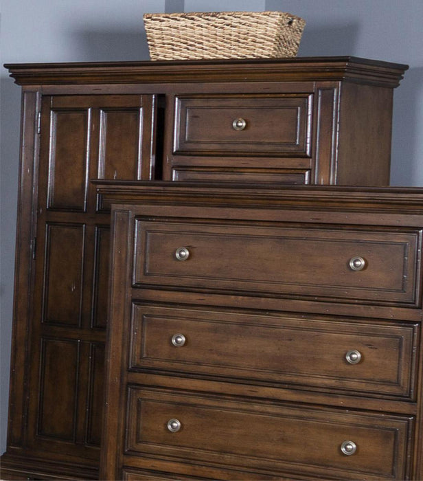 Liberty Furniture Big Valley Door Chest in Brownstone image