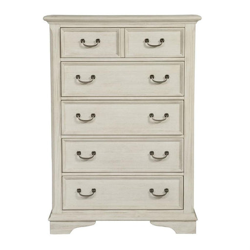 Liberty Funiture Bayside Drawer Chest in Antique White image