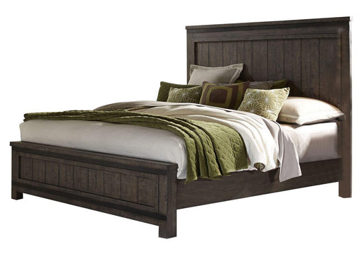 Liberty Thornwood Hills King Panel Bed in Rock Beaten Gray 759-BR-KPB image