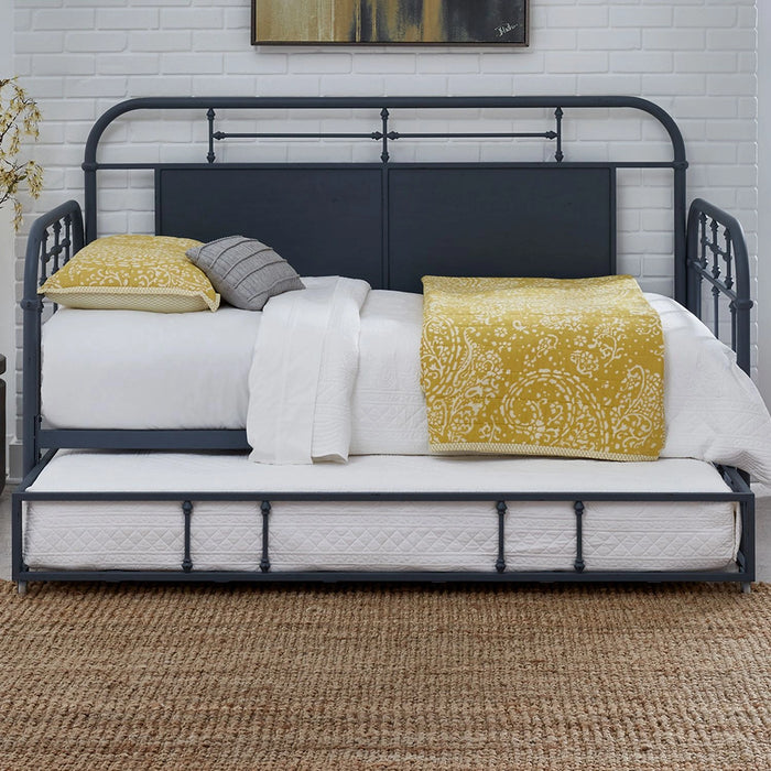 Vintage Series Twin Metal Trundle in Navy image