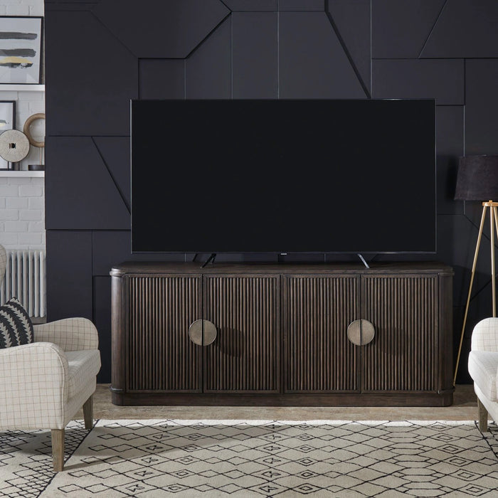 City View 82 Inch TV Console in Coffee Bean image