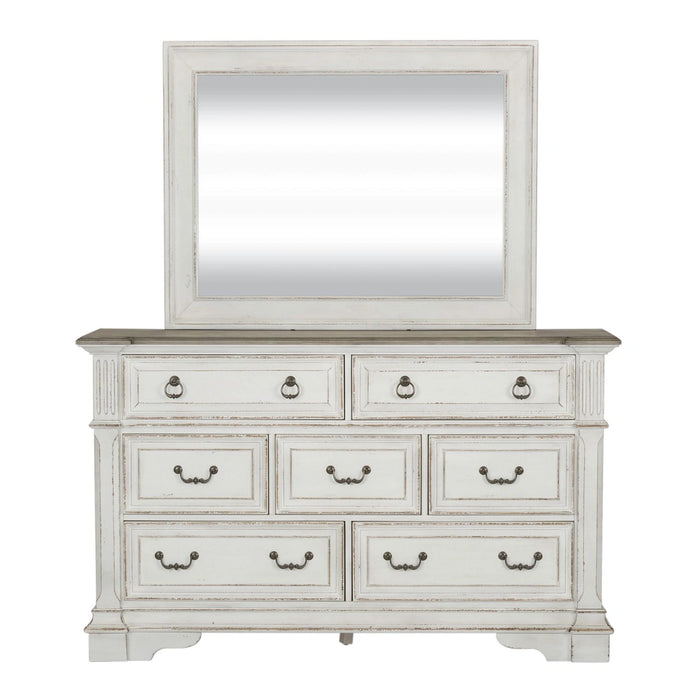 Abbey Park King California Sleigh Bed, Dresser & Mirror, Chest, Night Stand image