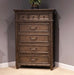 Liberty Furniture Paradise Valley 5 Drawer Chest in Saddle Brown image